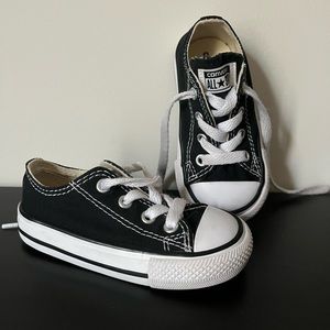 Converse black sneakers